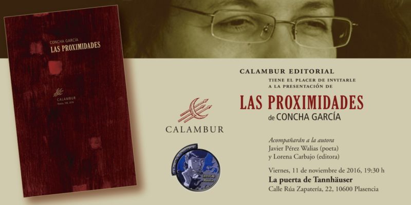 Presentación libro Las Proximidades Plasencia