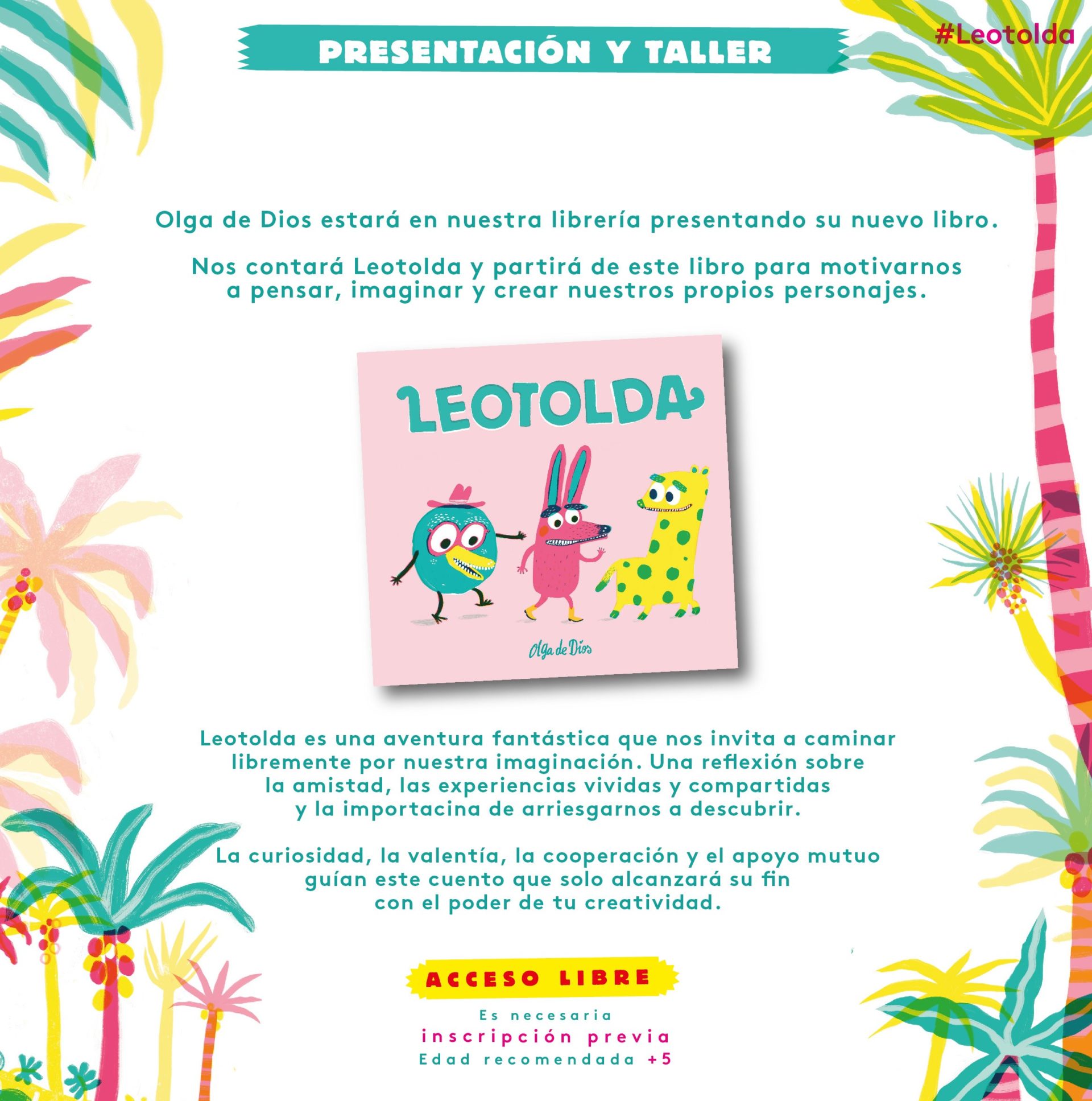 Presentación y taller del libro ‘Leotolda’