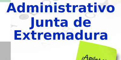 Clases de Oposiciones Auxiliar Administrativo de la Junta de Extremadura.