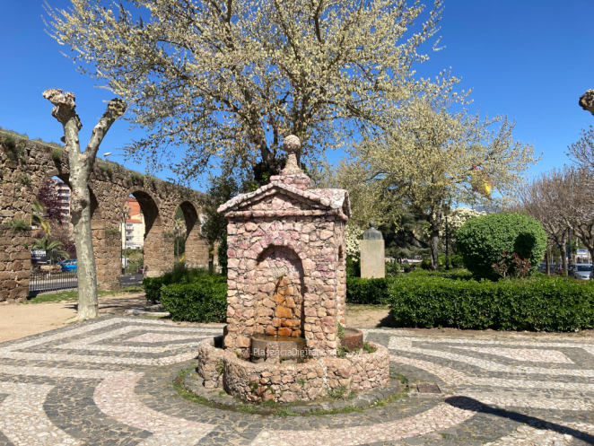 Fuente rosa Plasencia