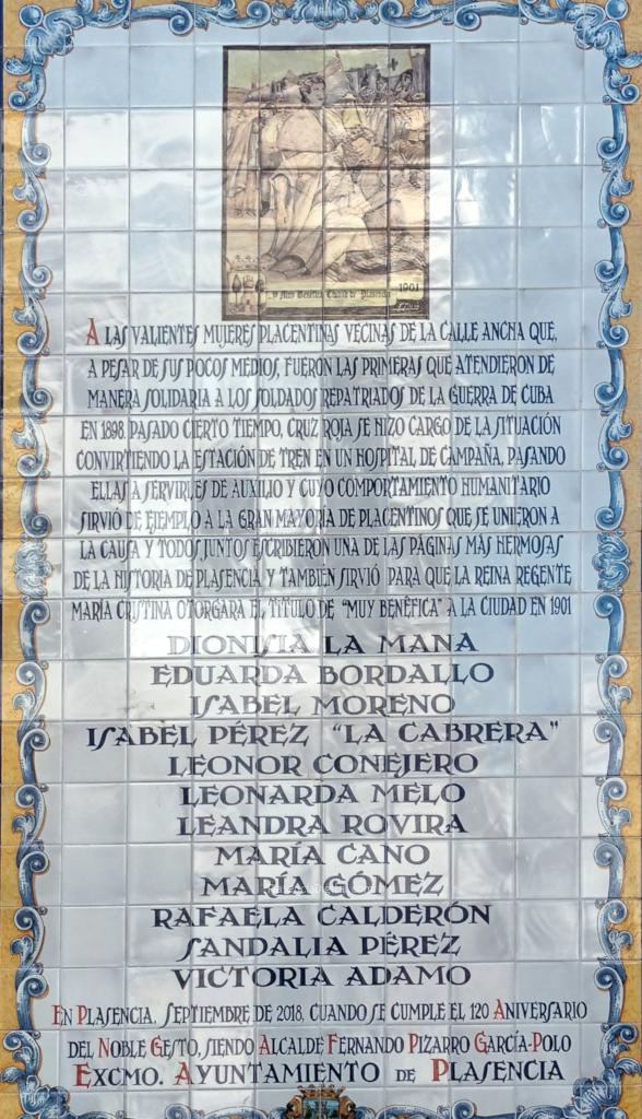 Monumento a la Benéfica, Plasencia